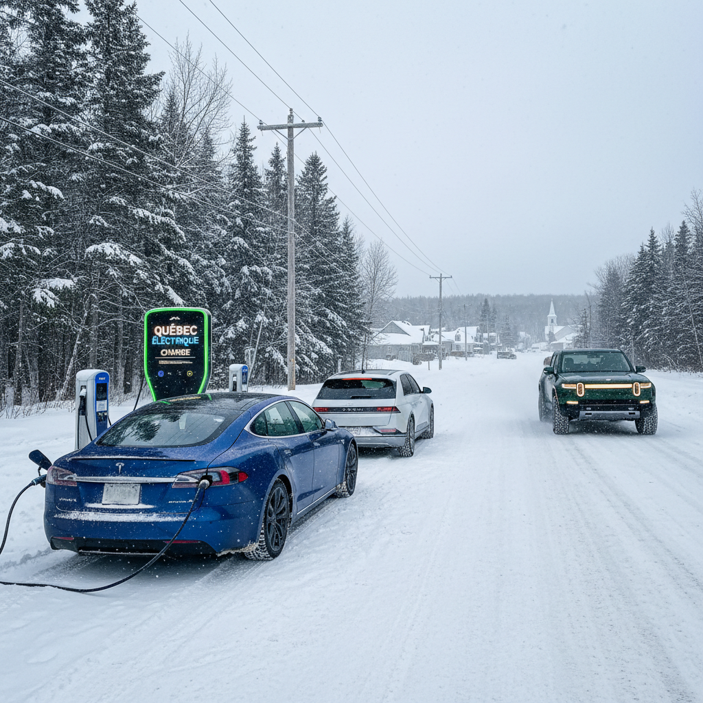 Quebec’s EV Market in 2025: Tesla, BYD, and Rivian Jostle for Market Share