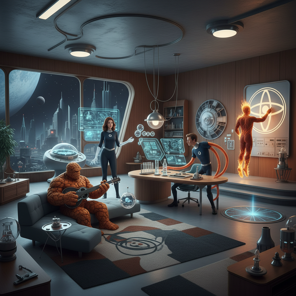 The Fantastic Four Try to Save the World (and Change a Diaper)