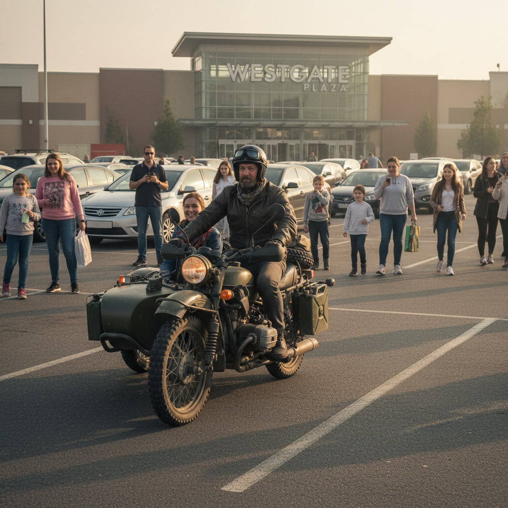 Putin’s Delegation Delivers Motorcycle in Anchorage Parking Lot
