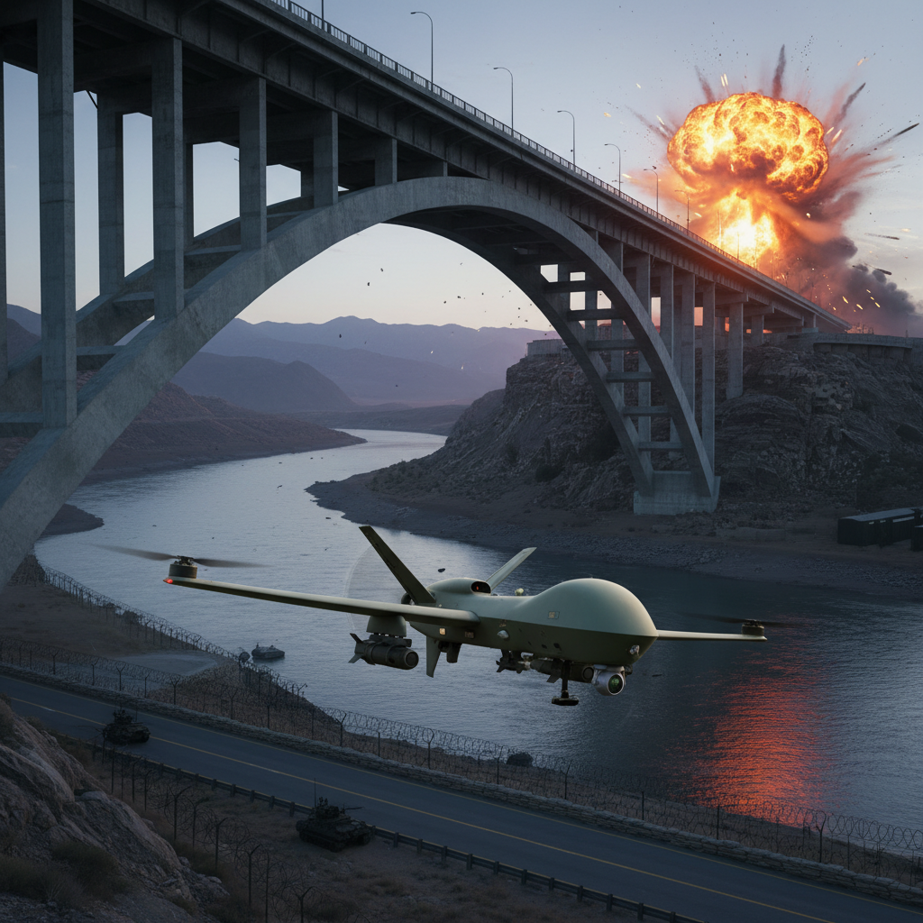 Ukraine’s Cross-Border Drone Attack Hits Strategic Bridges